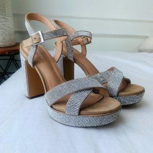 Maripe Leilani Platform Sandal | Silver